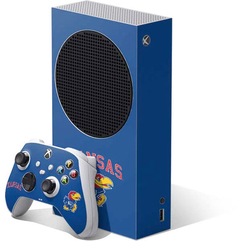 University of Kansas Collegiate Text Xbox Series S Skins